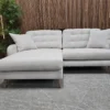 french connection camden reversible chaise sofa in natural chenille