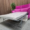 lars 2.5 seater sofa bed in persian rose smart velvet