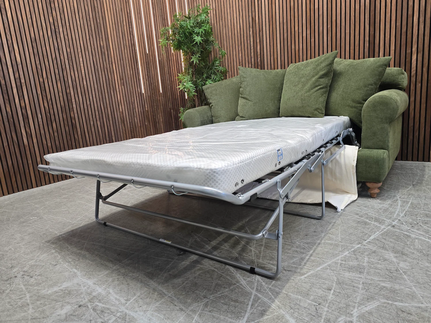 teddy 2 seater sofa bed in hummingbird house soft touch