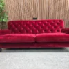 (Upload-from-mobile-1769892440)20251125_104059 - Copy snowdrop buttoned back 3 seater sofa in malbec cotton matt velvet