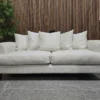 teddy 2.5 seater sofa in jasmine silky jaquard weave