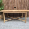 kingham 150cm extending dining table in oak
