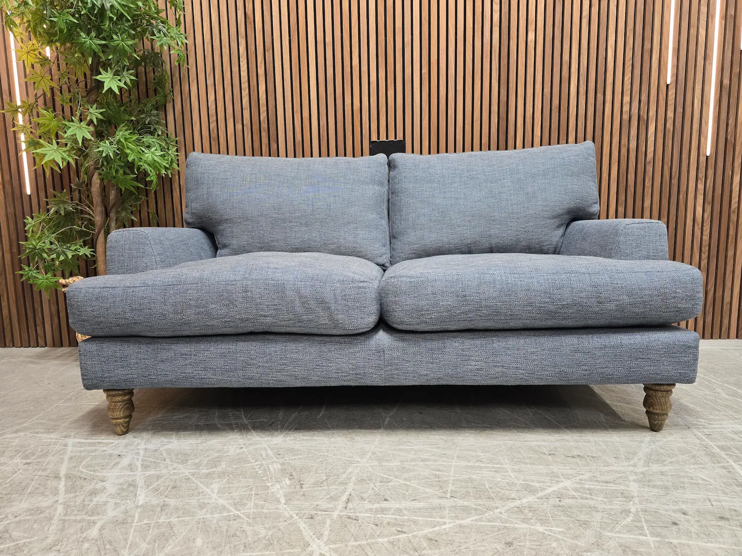 isla 2 seater sofa in florence textured weave