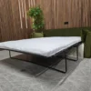 anders 3 seater sofa bed in meadow smart velvet