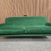 saturday 3 seater sofa in putting green aquaclean clever velvet