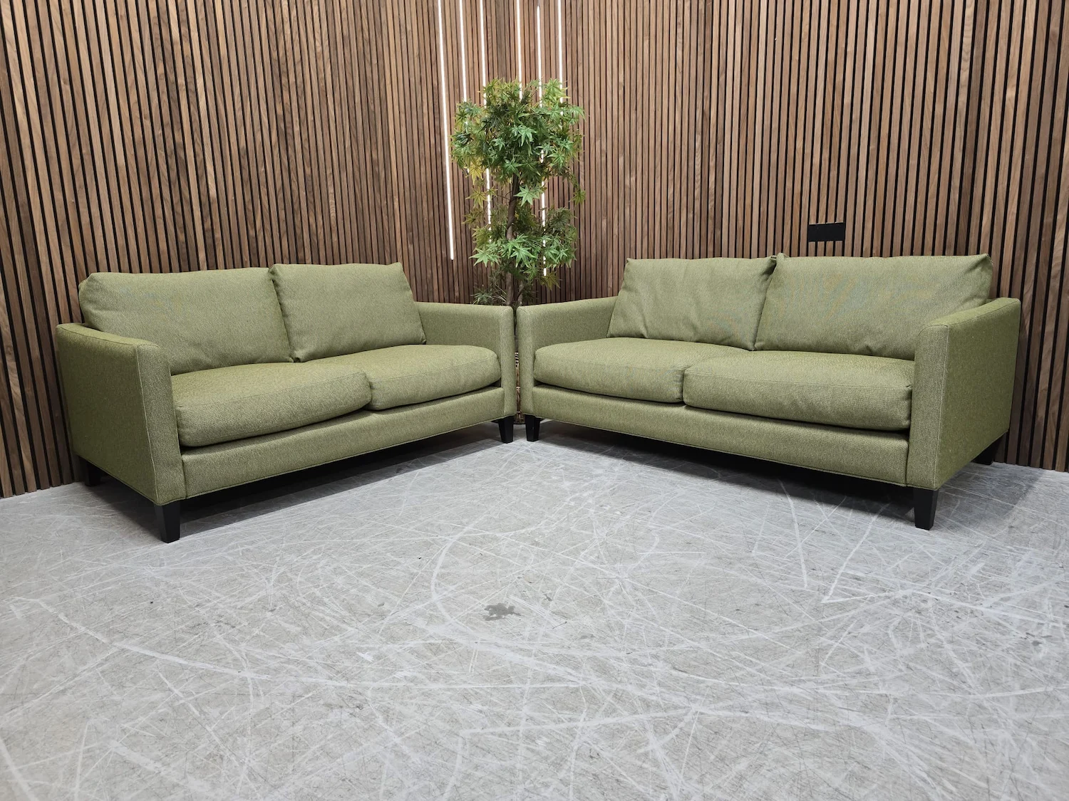 izzy 2.5 seater and 2 seater in lichen heathland weave