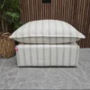 sofa.com Rectangular striped Footstool