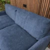 Picture of the back cushions on the aissa sofa bed in blueberry