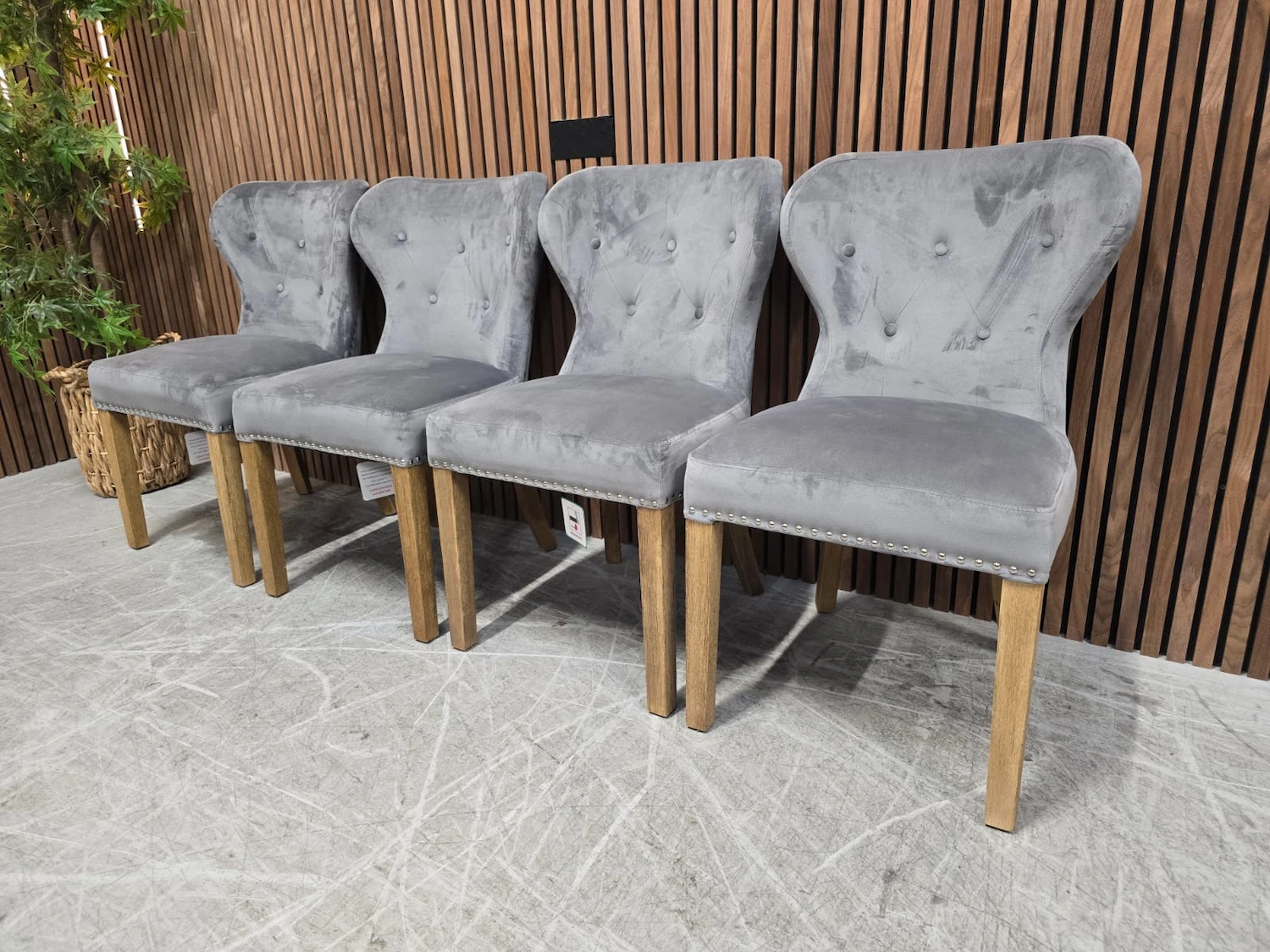 furniture village chennai grey velvet dining chairs