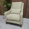 right side photo of the high back iggy armchair in palm