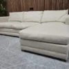right side picture of the aissa rhf chaise sofa bed