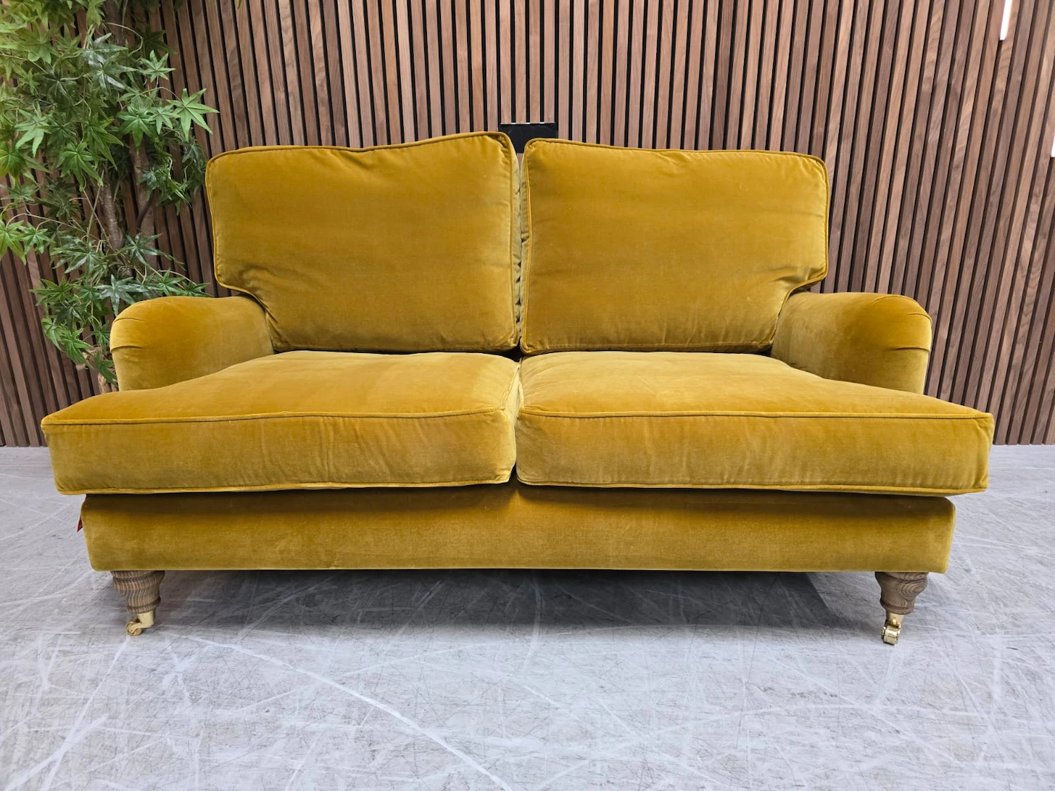Bluebell 2 seater sofa in nerfetti cotton velvet