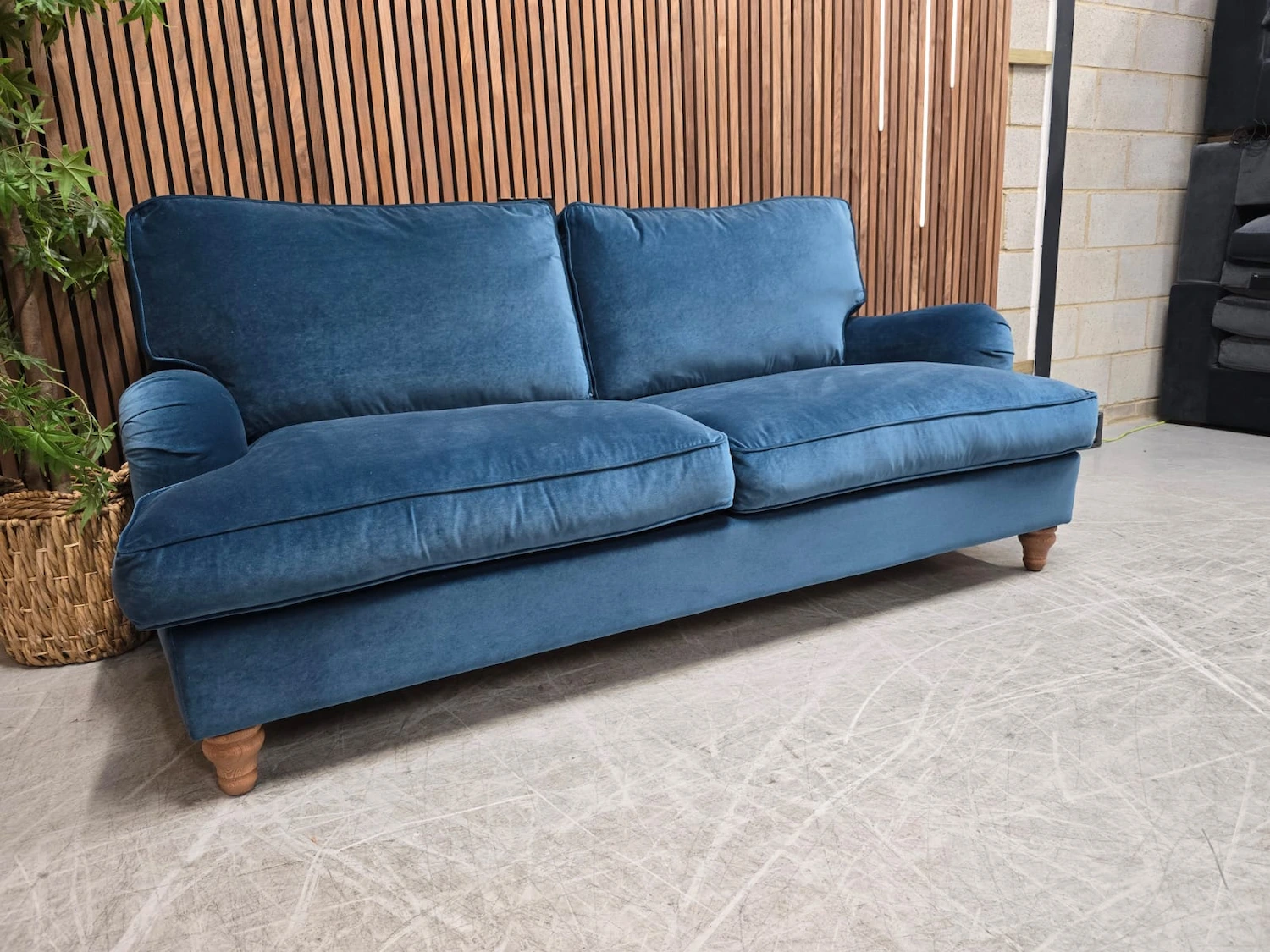 Bluebell 3 Seater Sofa Bed Right Side Picture Angled