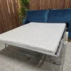 Bluebell 3 Seater Sofa Bed In Scuba Open In Sleep Mode