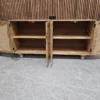 Boho Rattan Sideboard 6 cupboard space inside the sideboard