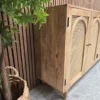 Boho large Rattan sideboard 4