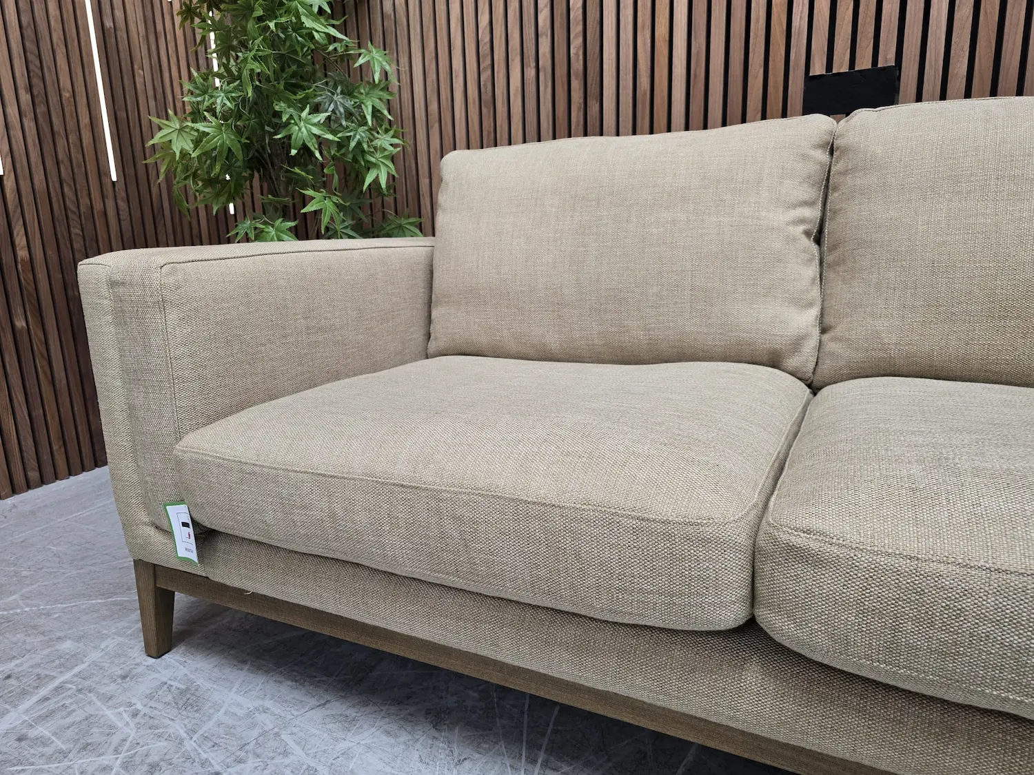 seat and back cushion on the costello sofa