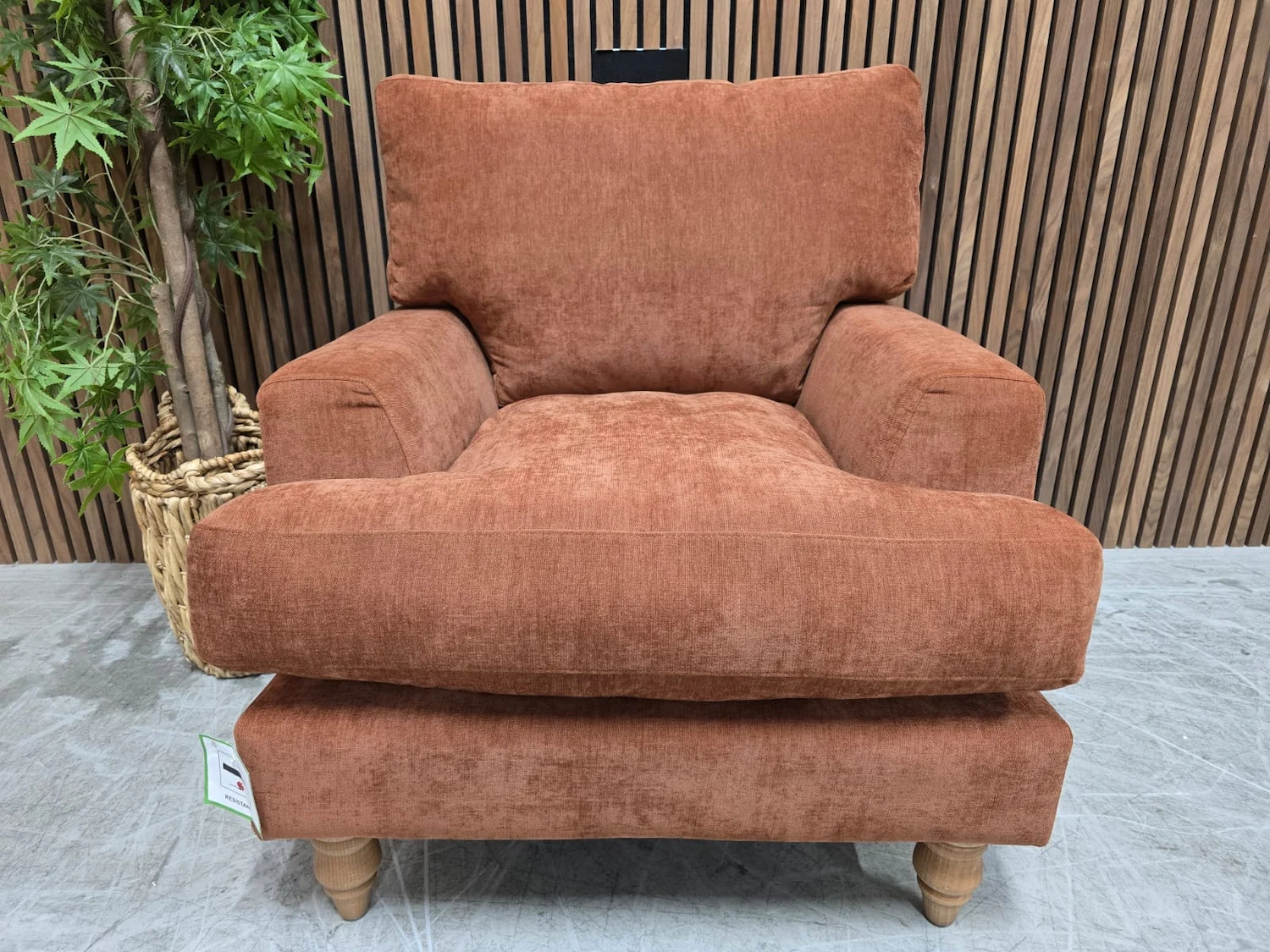 Isla armchair in koi house soft touch