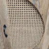 Rattan small 2 door sideboard 6 close up of the rattan door front