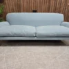 Saturday 3 seater sofa in lagoon brushed linen cotton