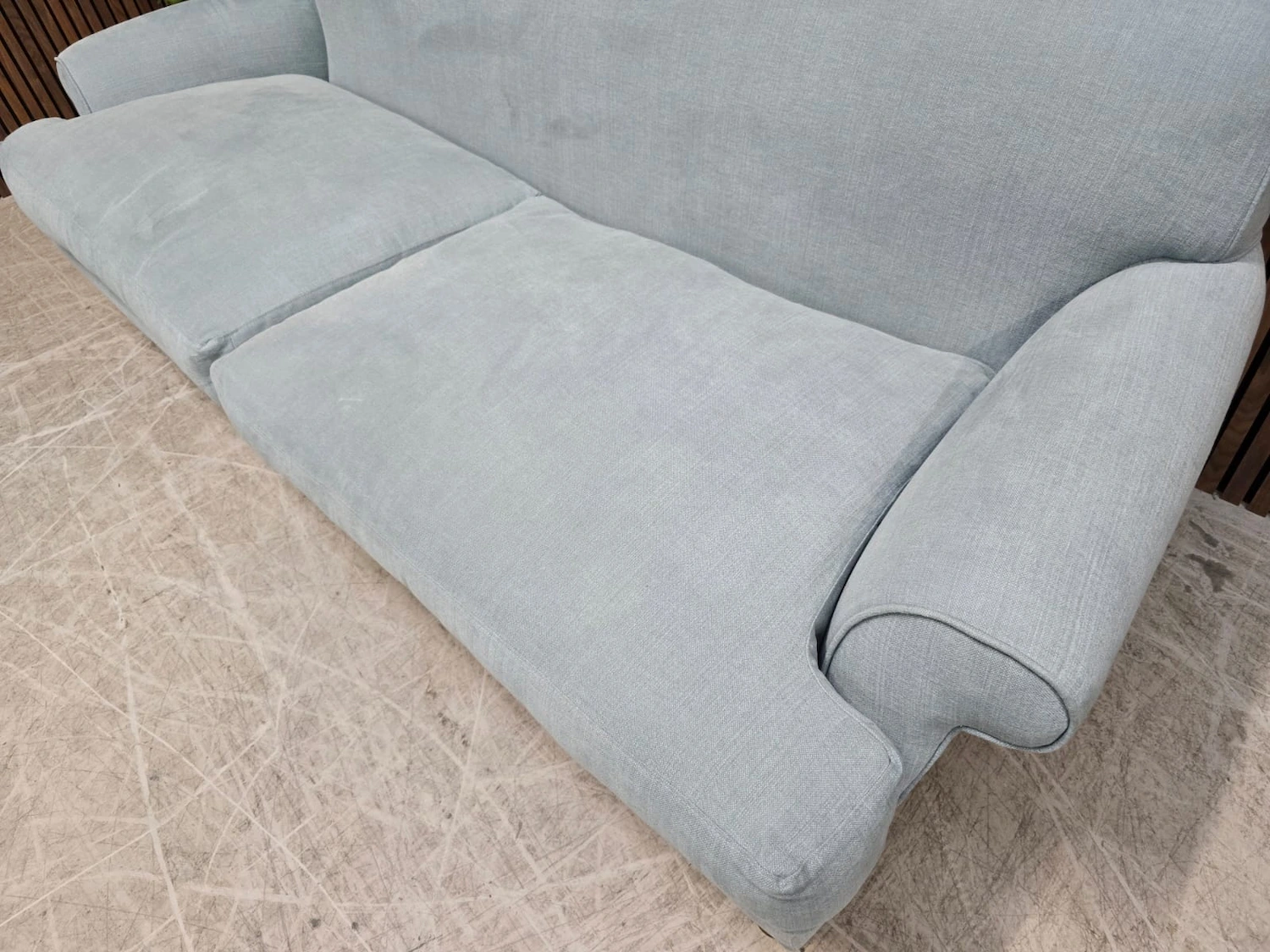 photo of the seat cushions in lagoon