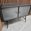 industrial 2 door small cabinet sideboard