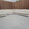 Floyd extra large modular sectional corner sofa in tabby natural weave