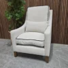 right side picture of iggy high back armchair