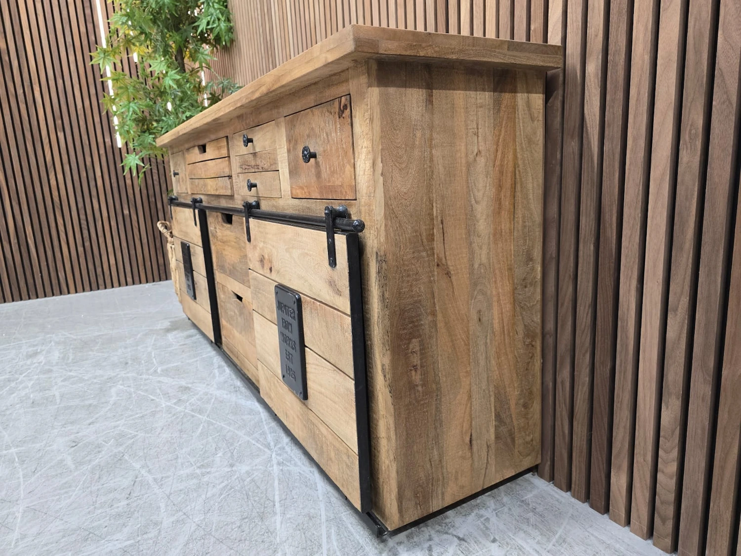 industrial sideboard 4 right side photo of the sideboard