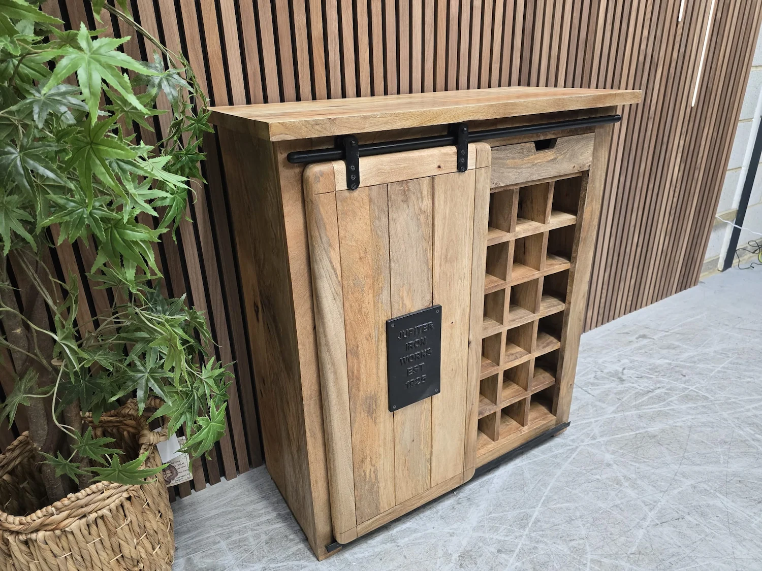 industrial wine cabinet 2 left side picture of the industrial wine cabinet