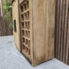 industrial wine cabinet 3 right side panel of the mango wood