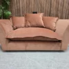 oddysey loveseat in dusk apricot