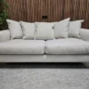 teddy 2.5 seater in pumice house herringbone