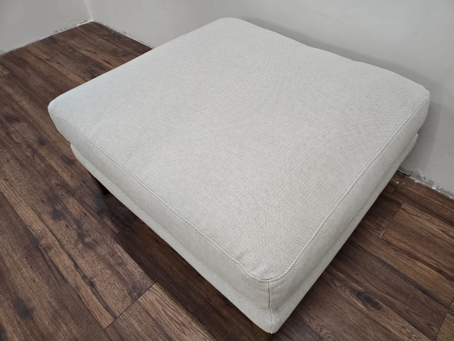 Costello footstool in Pumice House Basket weave 5