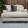 dumpling buttoned back loveseat