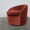 quinn swivel chair in moroccan spice smart velvet