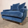 Teddy loveseat sofa bed in Scuba 2