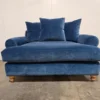 Teddy loveseat sofa bed in Scuba 3