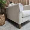 left side profile of the izzy armchair side