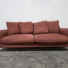 loaf bear hug sofa in quince jam clever linen