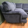 Bluebell corner sofa in harbour Clever Velvet 5