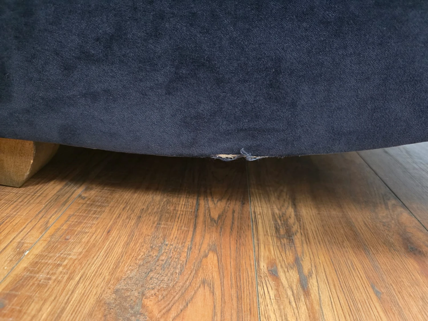 Bluebell corner sofa in harbour Clever Velvet 7