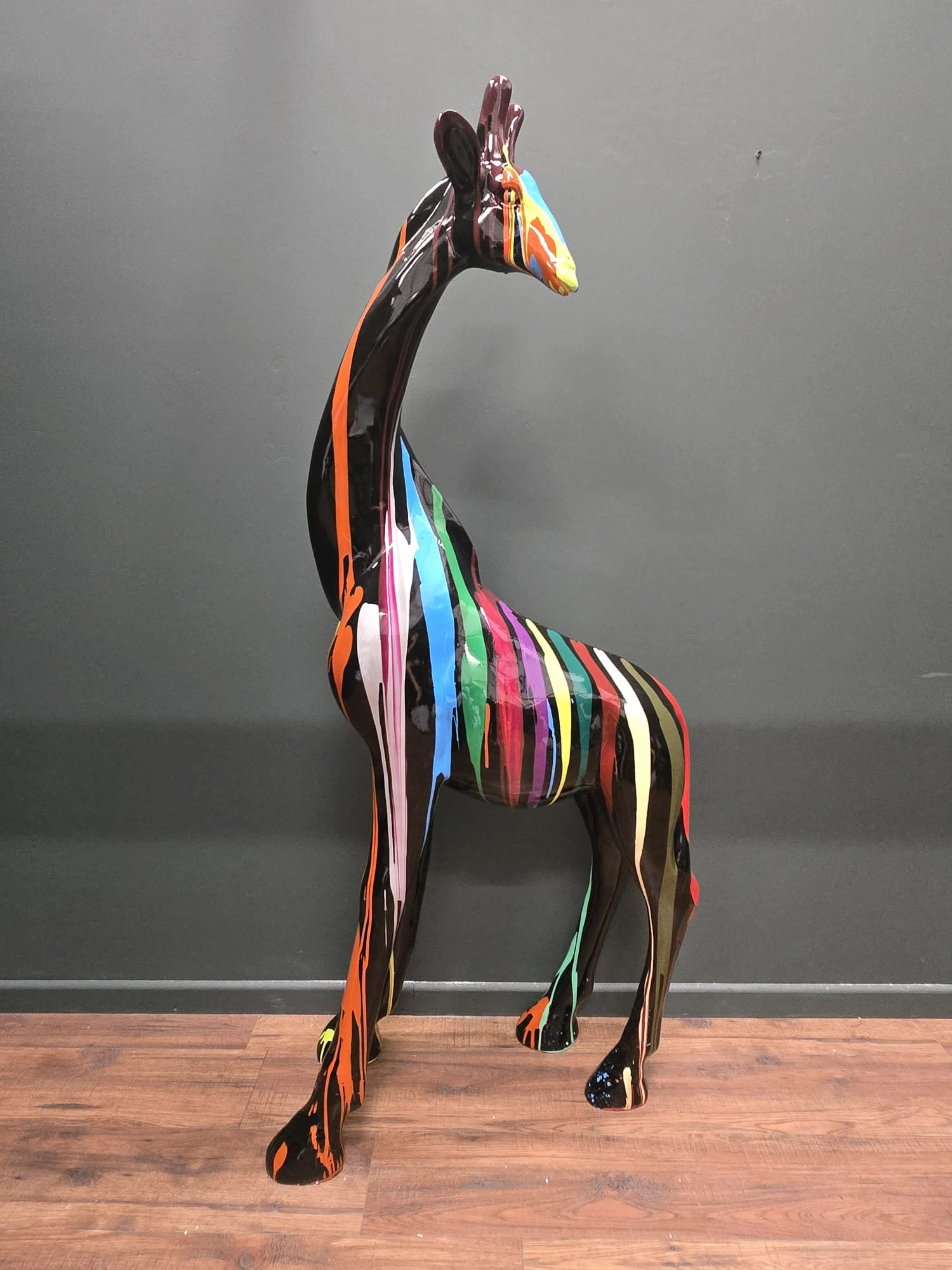 162cm tall resin giraffe statue