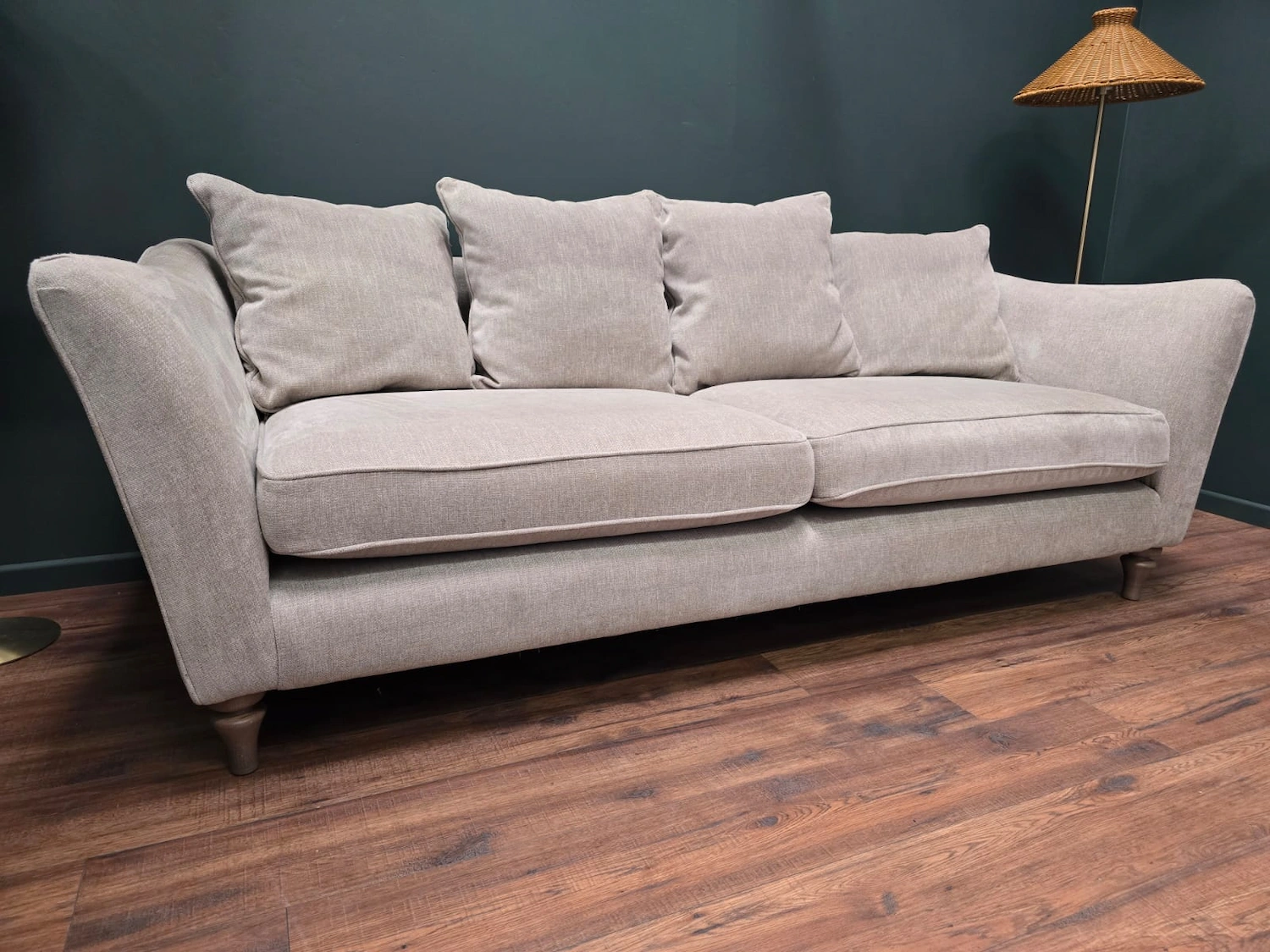 Stanton traditional Modern large sofa in natural 2
