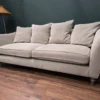 Stanton traditional Modern large sofa in natural 3