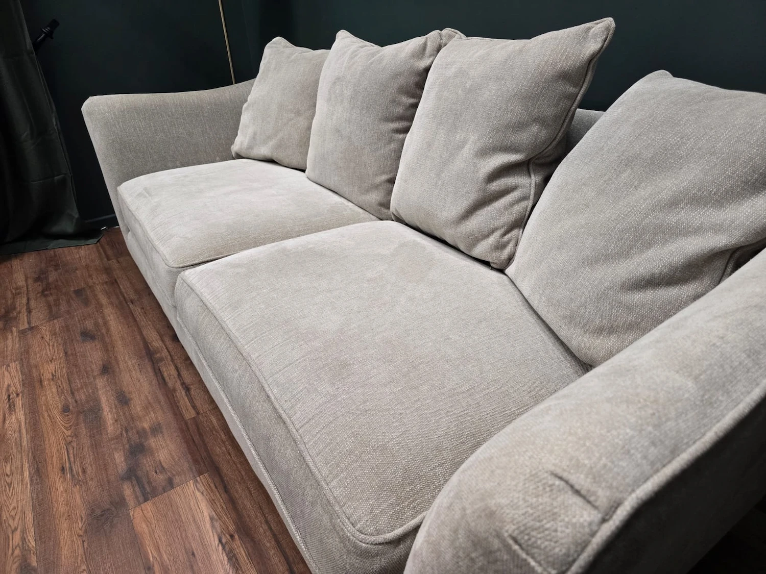 Stanton traditional Modern large sofa in natural 4