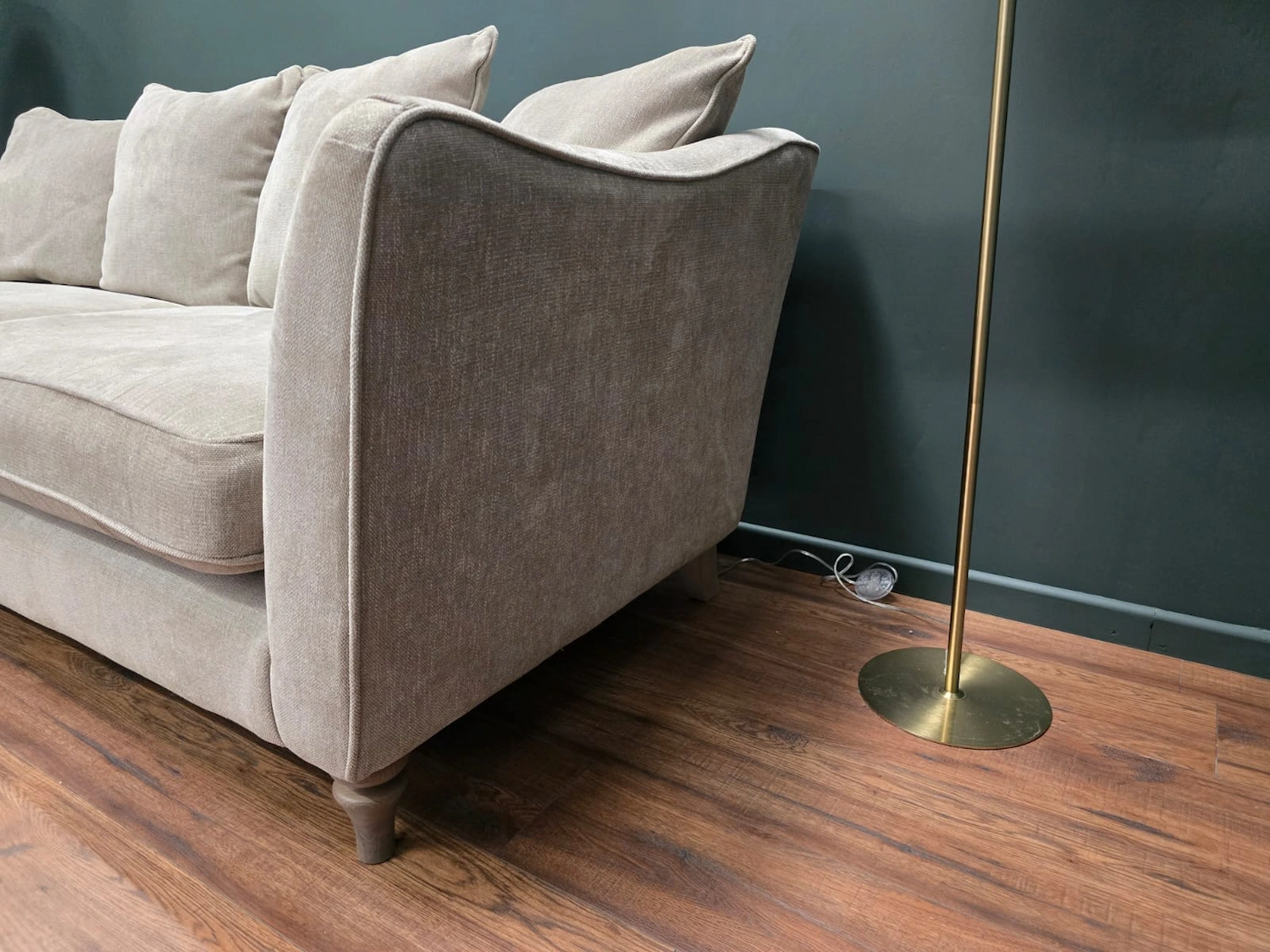 Stanton traditional Modern large sofa in natural 5