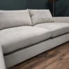 floyd left hand facing corner sofa in platinum velvet 5