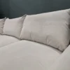 floyd left hand facing corner sofa in platinum velvet 7