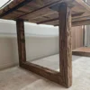 Bespoke 180cm Railway Sleeper Dining Table 5